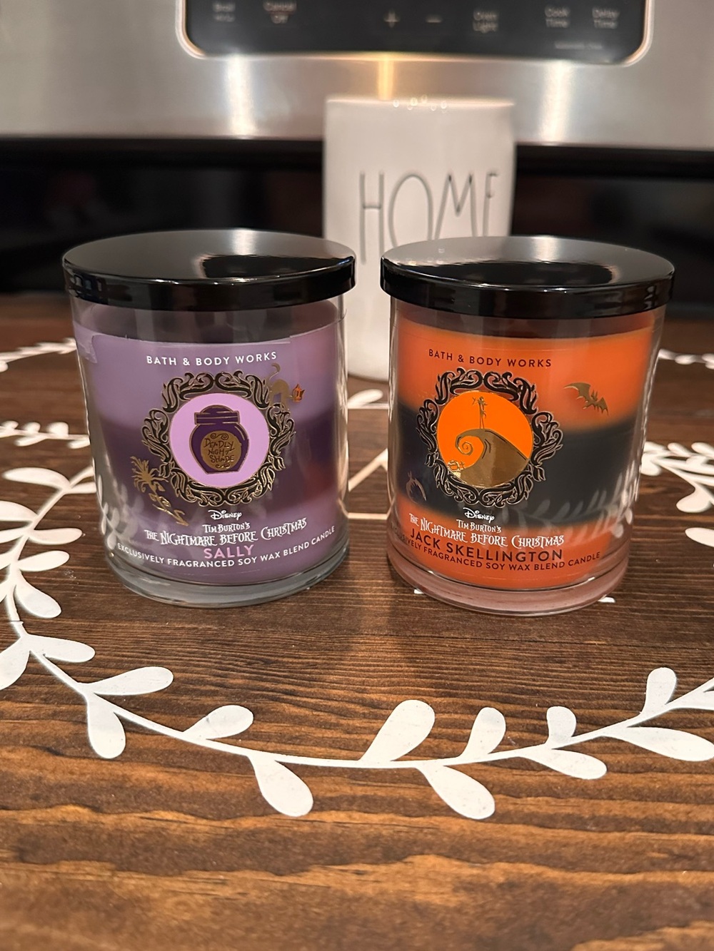 Bath & Body Works Nightmare Before Christmas Candle Set